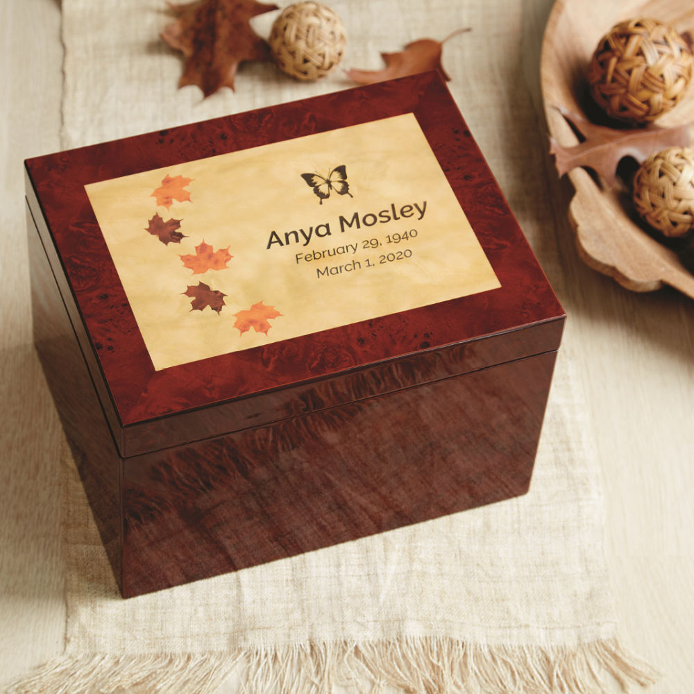 Autumn Leaves Memory Chest - Teraloom