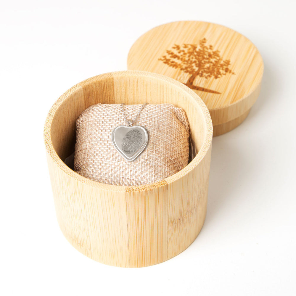 Heart Fingerprint Pendant - Teraloom