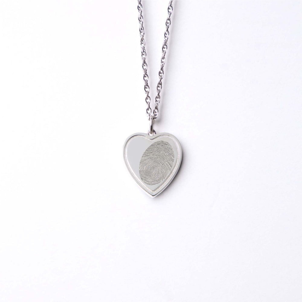 Heart Fingerprint Pendant - Teraloom