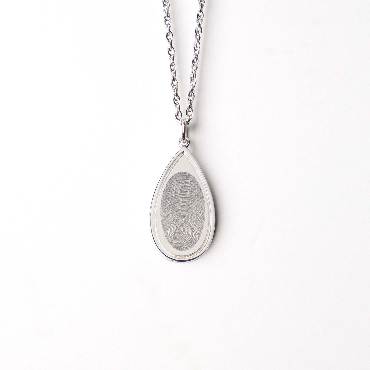 Teardrop Fingerprint Pendant - Teraloom